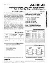 DataSheet MAX4481 pdf